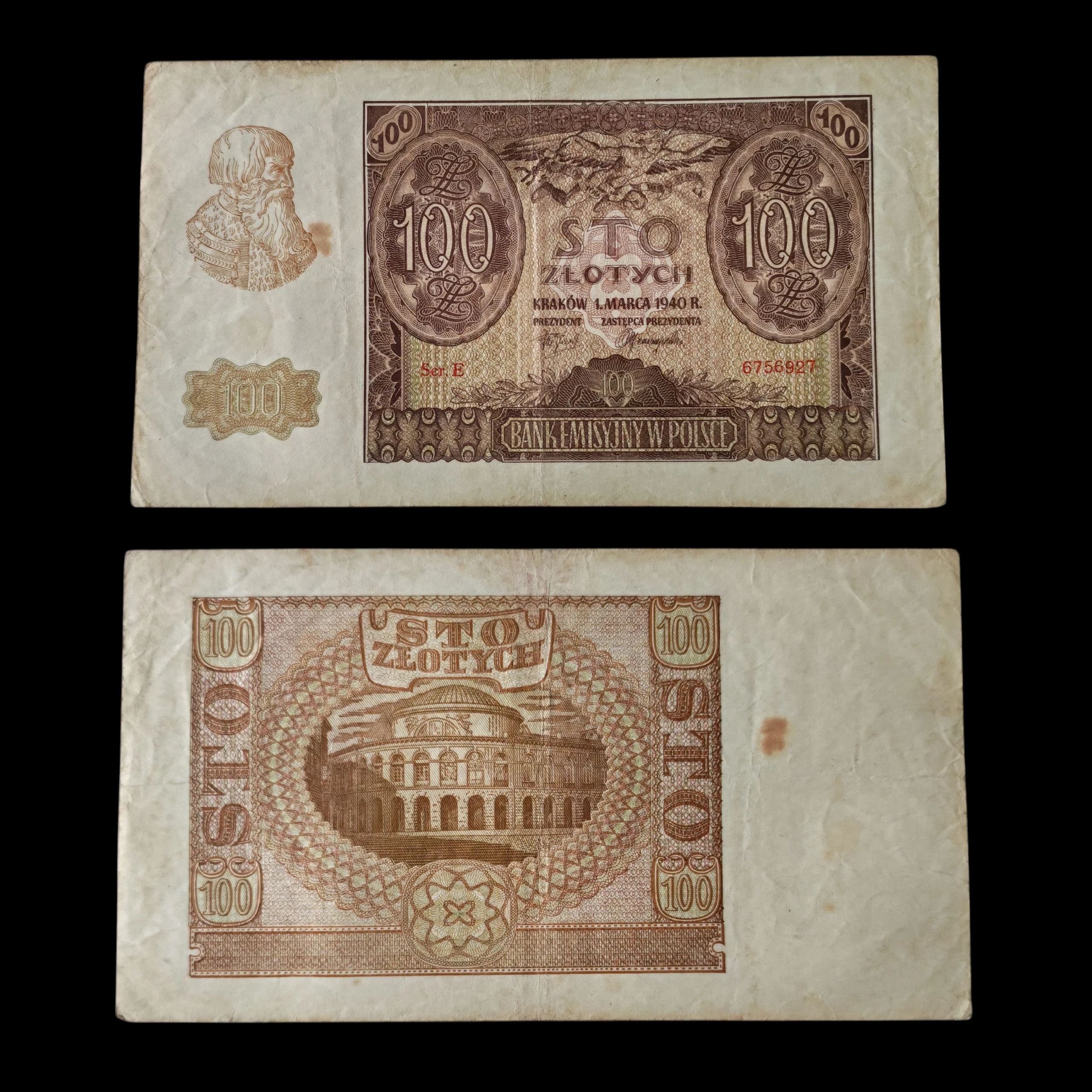 °  Polonia 100 zlotych VF