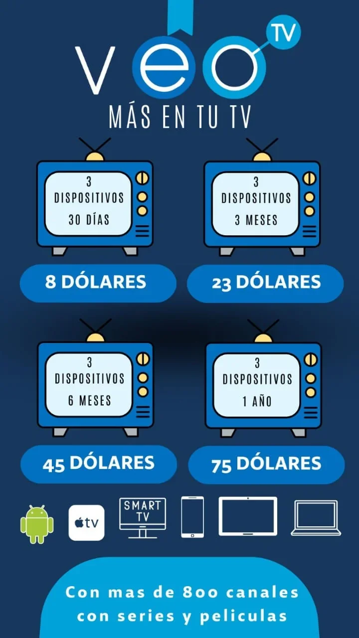 VEO TV 3 DIspositivos