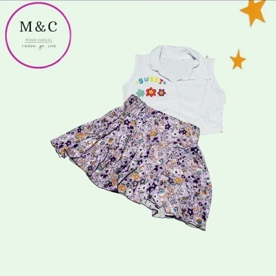 Conjunto T- G falda y blusa  2