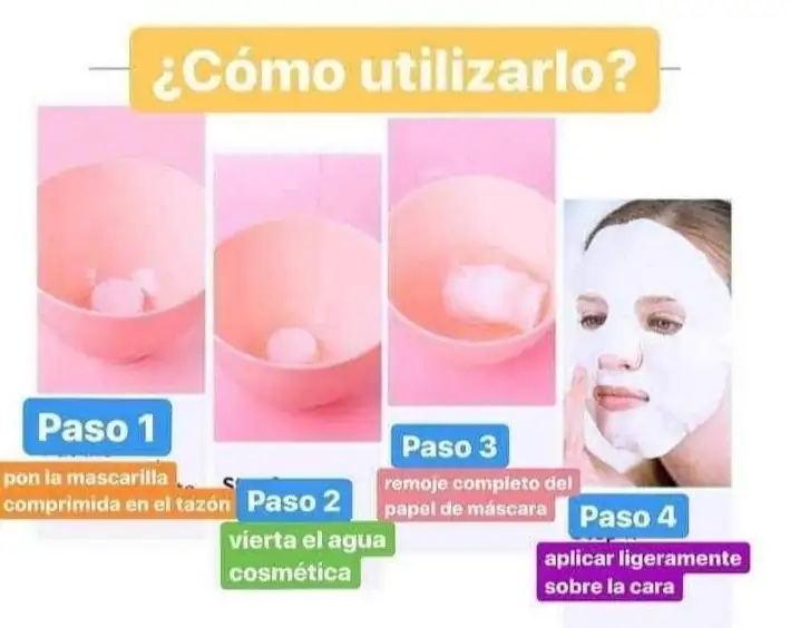 Mascarillas comprimidas💆‍♀️✨ 3