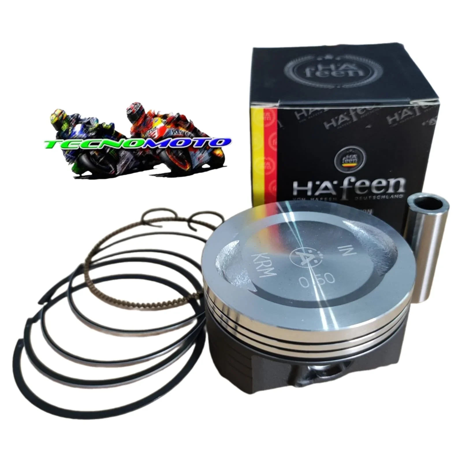 KIT PISTON HONDA 190 TITAN (64.50/P.14)  0.50   [HAFEEN] - 44182