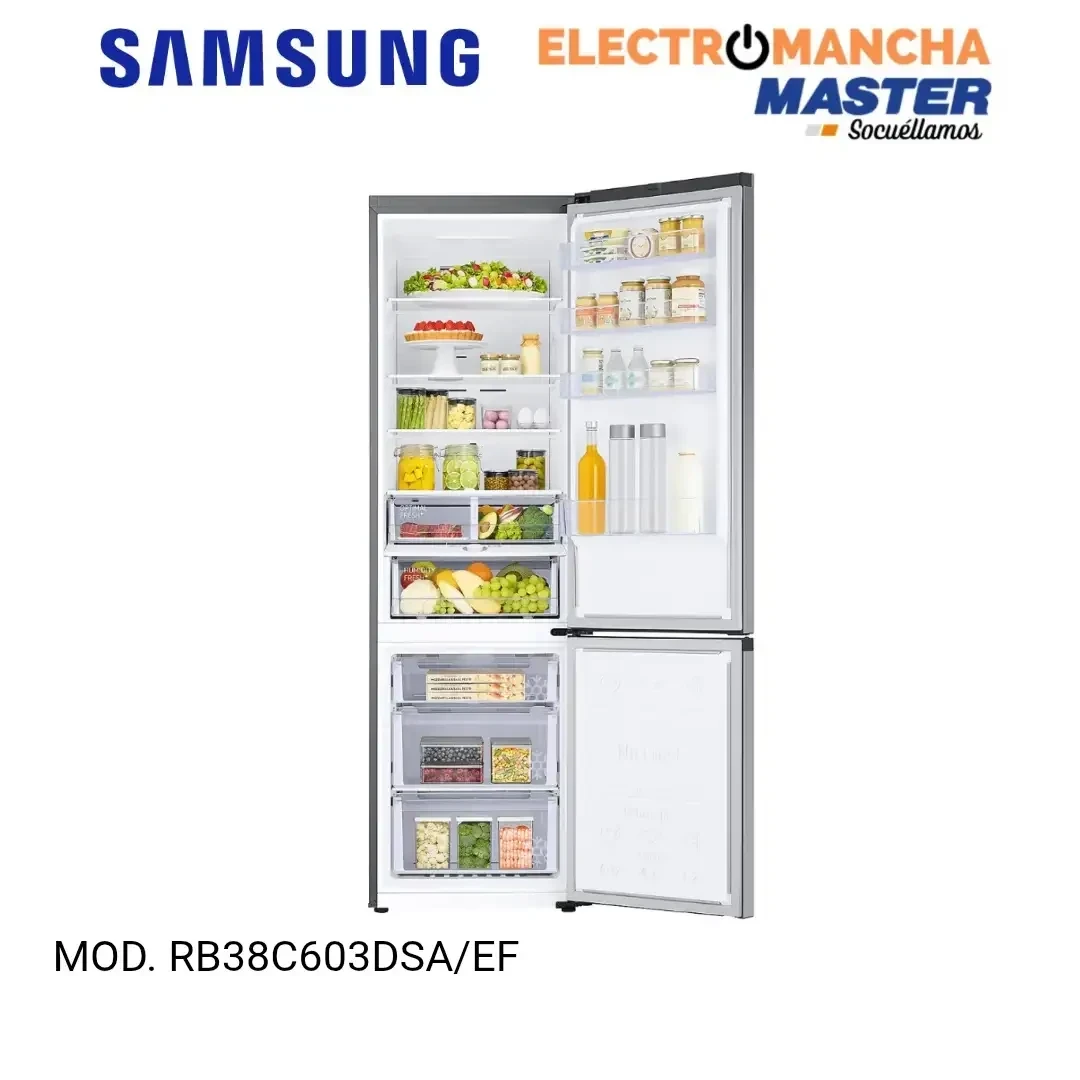 FRIGO COMBI SAMSUNG SMART RB38C603DSA/EF NF 2,03X60 D INOX 3