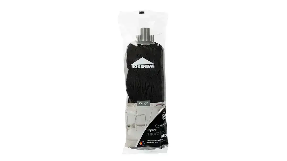 Trapero Rozelbal Microfibra de Hilo Negro x270gr
