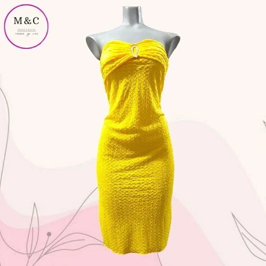 vestido straple