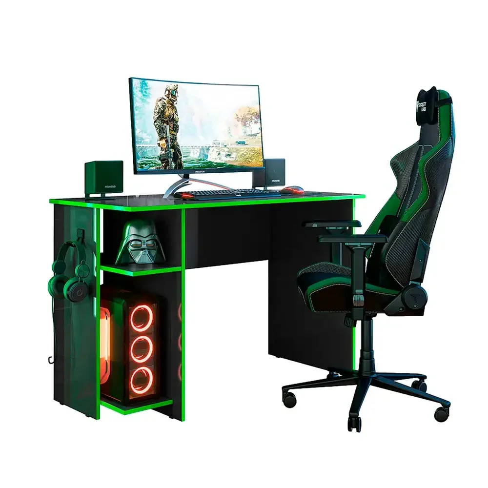 Escritorio Gamer Green Lyon 4