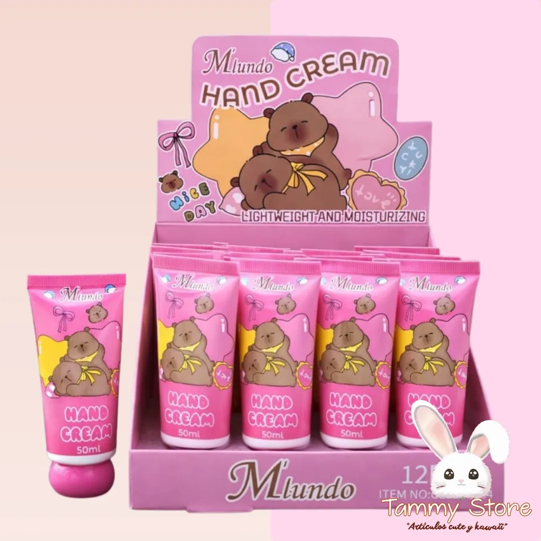 Crema de manos capibara