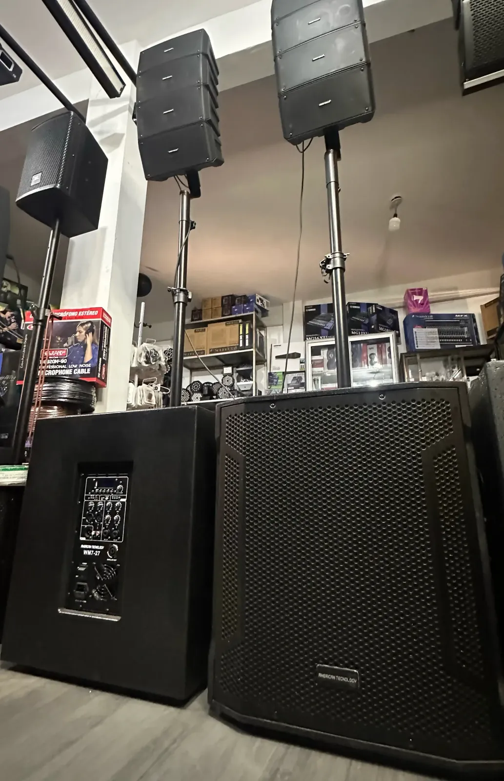 LINE ARRAY AMERICAN TECNOLOGY WM-727 2