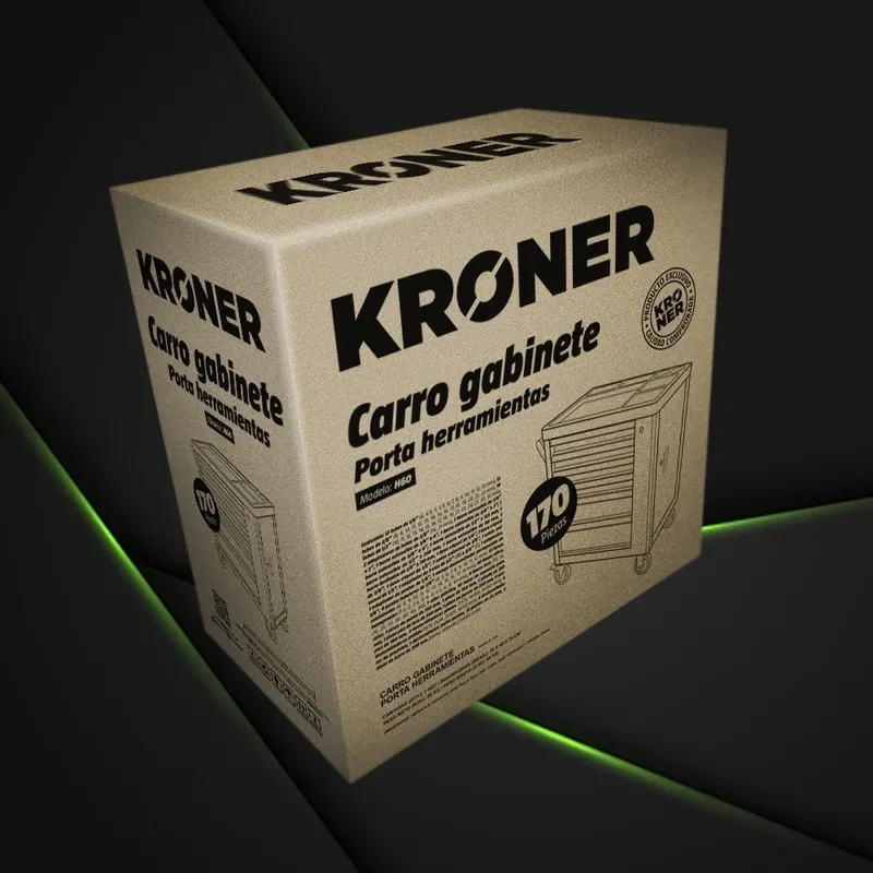Carro Gabinete Porta Herramientas Kroner 170 Pzas Premium 8