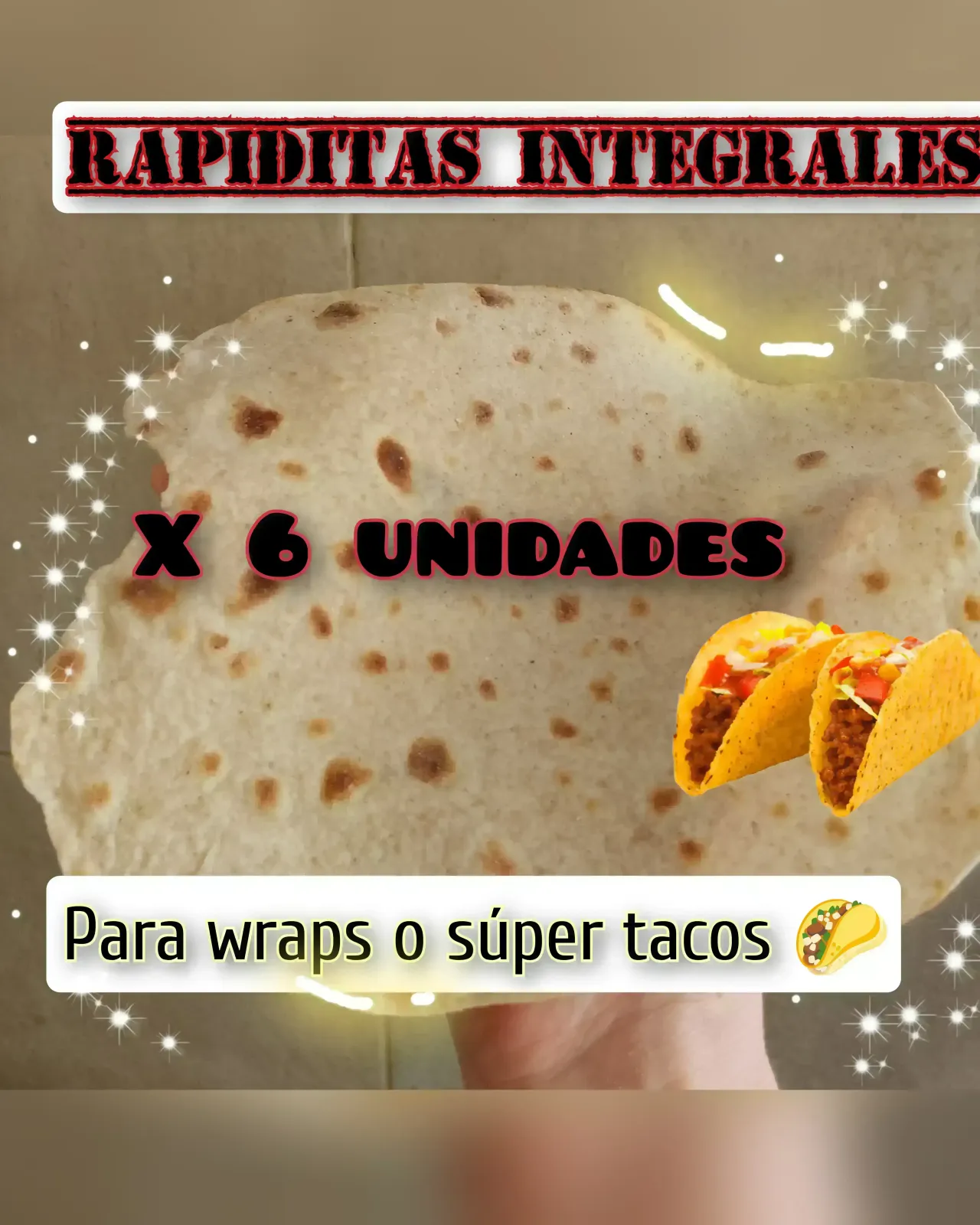 Rapiditas integrales grandes x 6 unidades