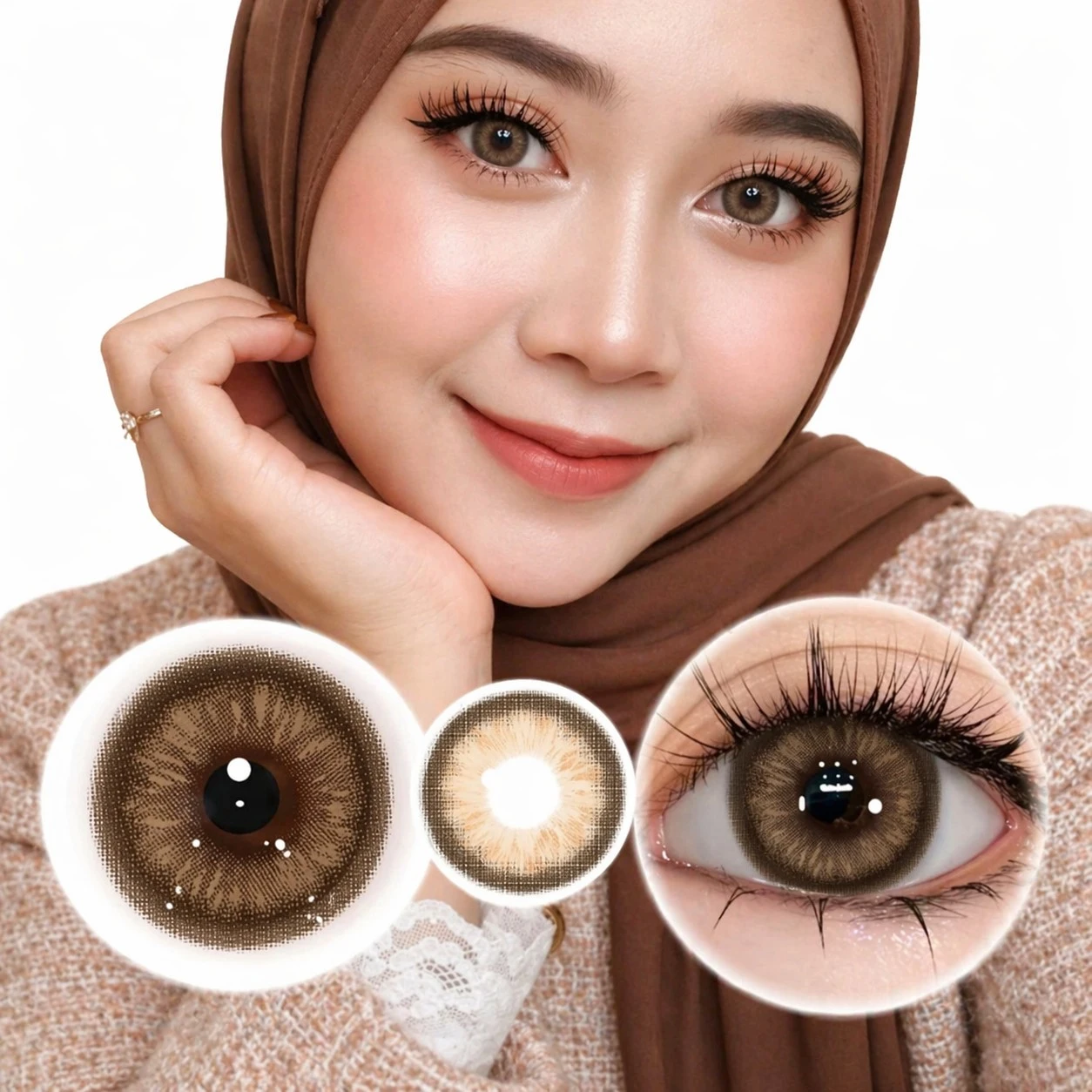 GLOWY BROWN - Diseño con bordes  6
