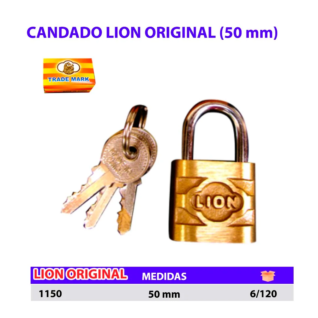 CANDADO LION Original 50 MM *