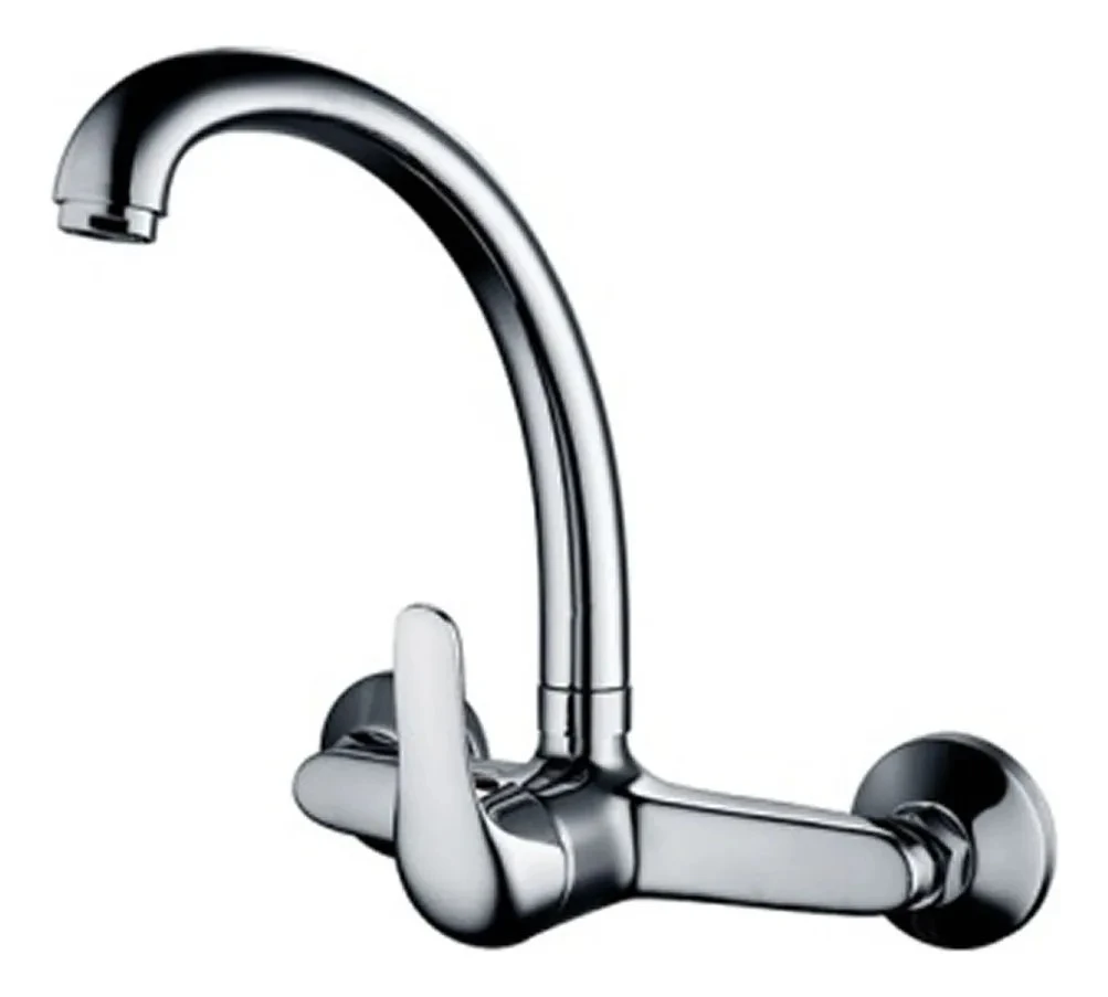  Canilla Monocomando Pared Cocina Cromado