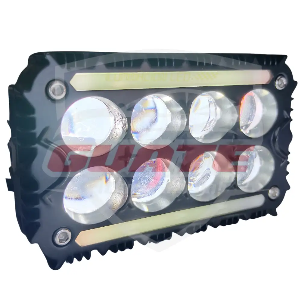 NEBLINERAS 8 LUPAS BICOLOR DRL RGB  4
