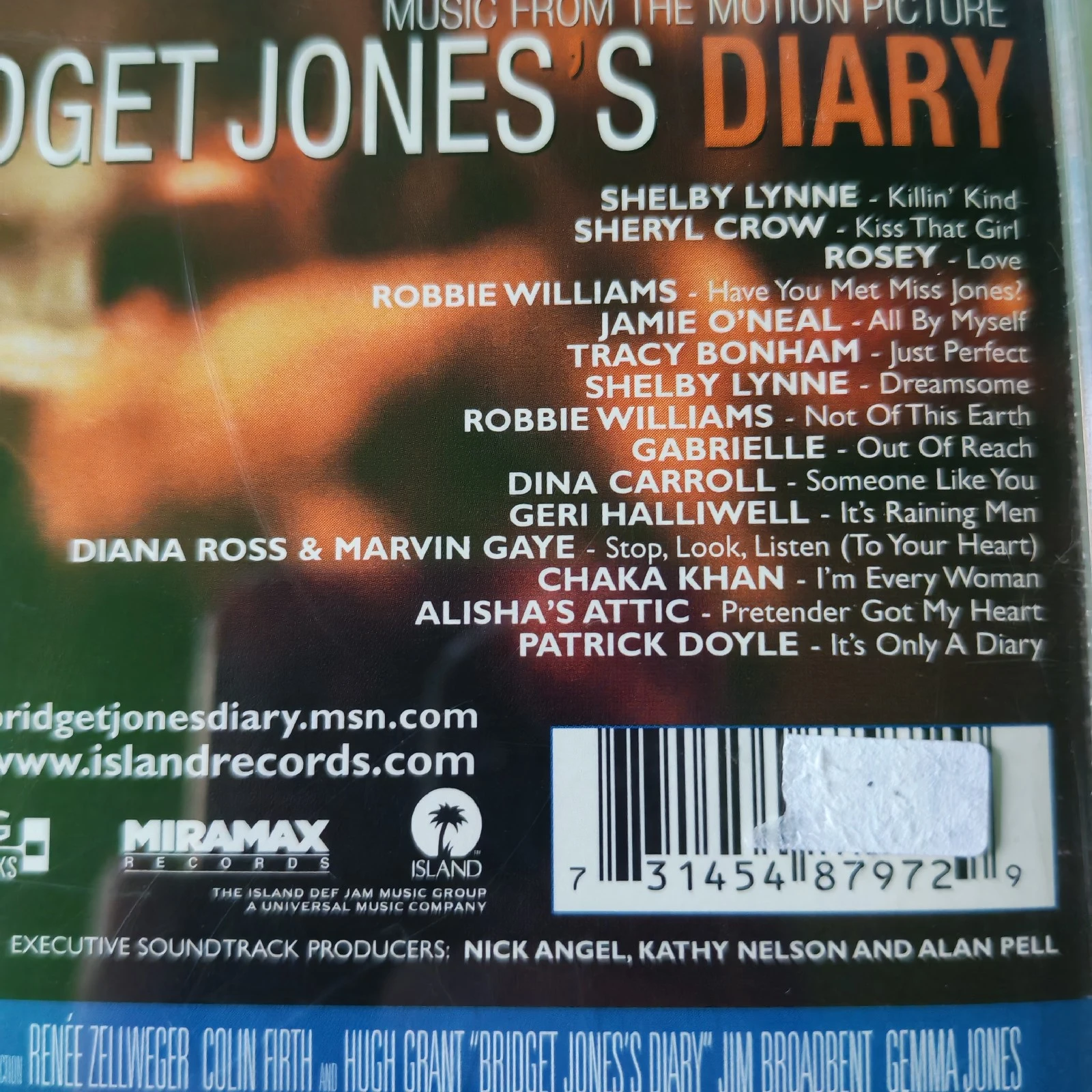 CD Banda sonora del Diario de Bridget Jones Usado  2