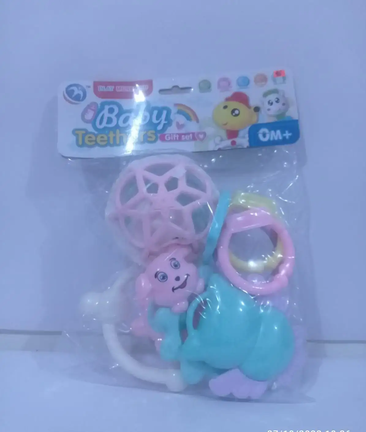 Sonajas en bolsa chico bebé 