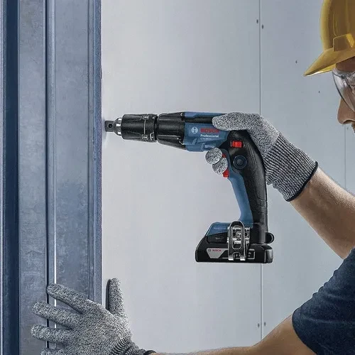 Atornillador Drywall 2 Bater Cargad Maletin Bosch Gtb 185-li Color Azul 4