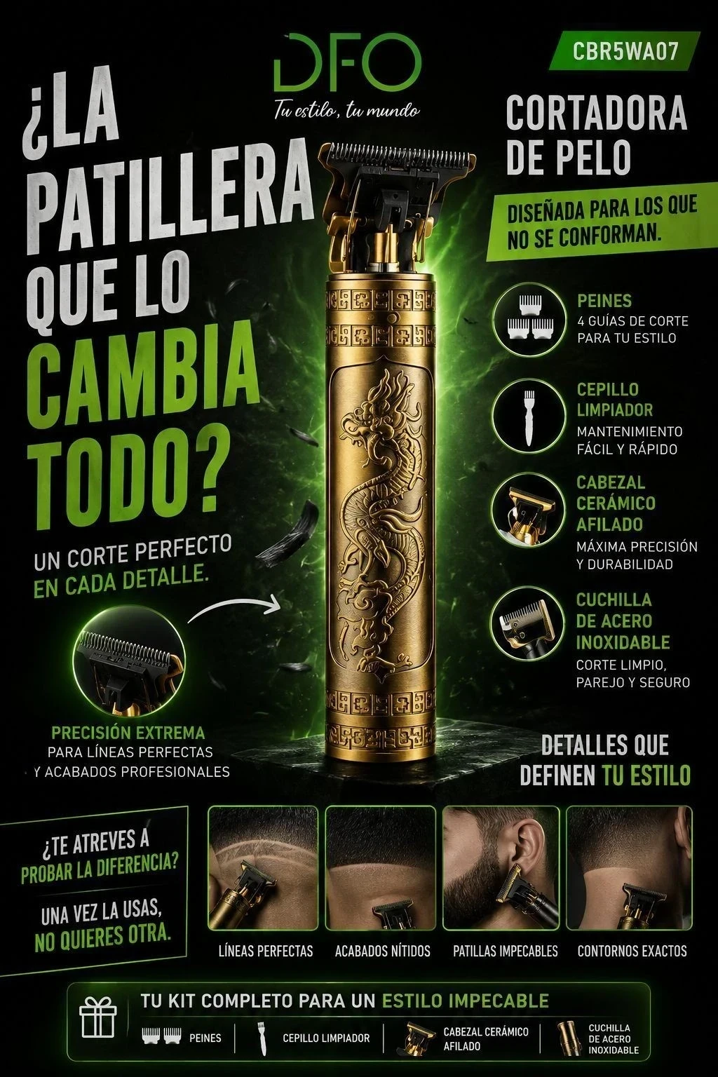 PATILLERA DFO* ACERO Vintage trimmer