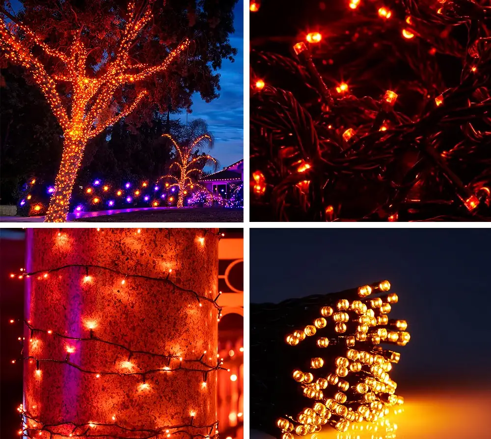 Serie 200 luces LED Halloween día de muertos 8 modos de uso  2