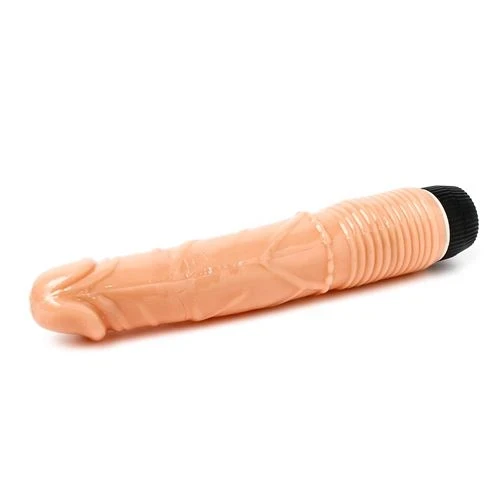 Vibrador Realístico Y Flexible Boston - En Color Beige 2