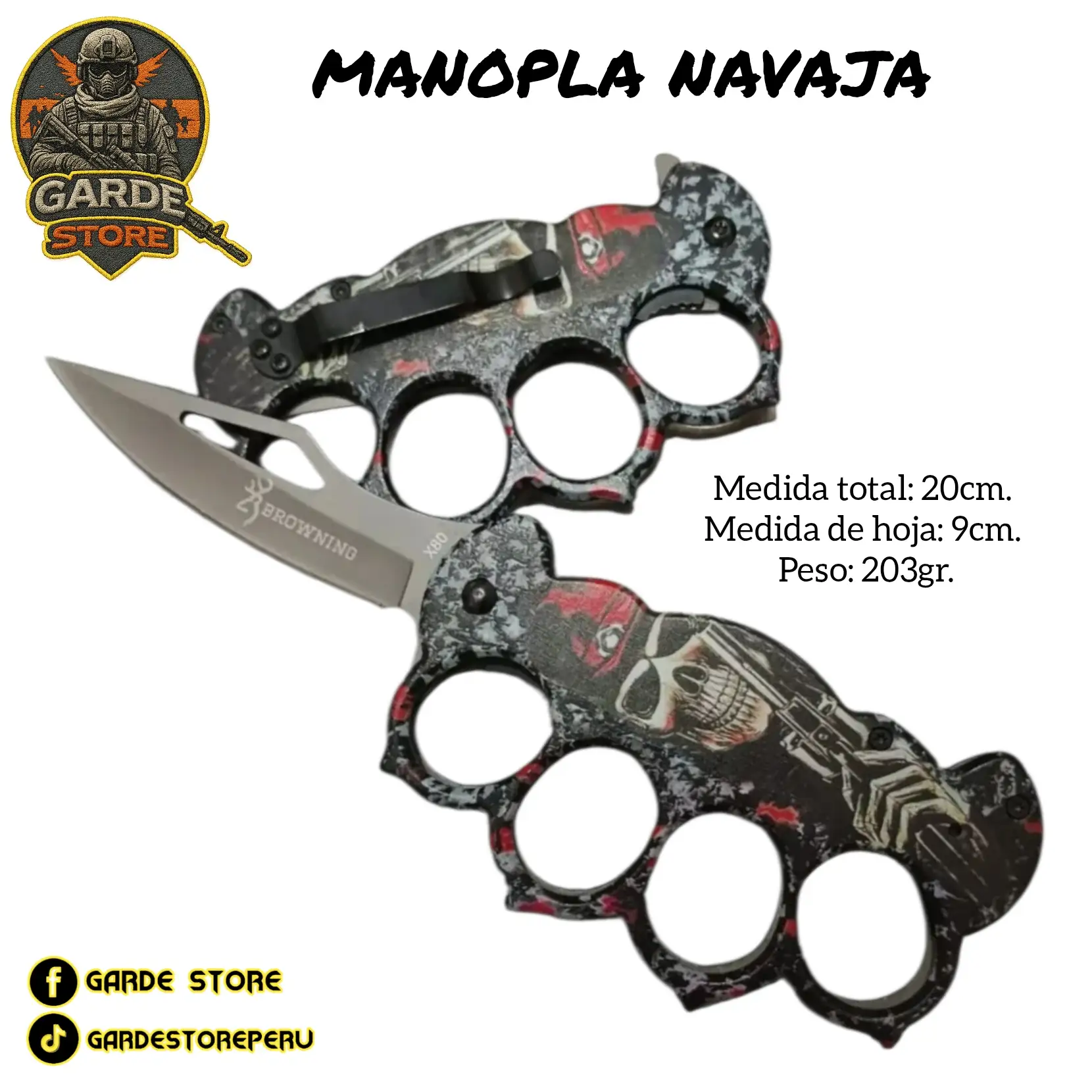 Manopla Navaja plegable 2