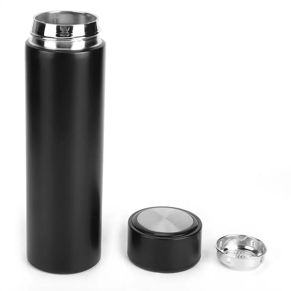 Termo Digital Inteligente Acero Inoxidable 500 Ml - Negro 4