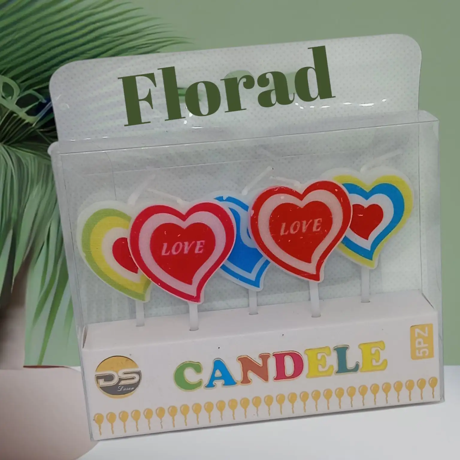 Vela de corazones 
