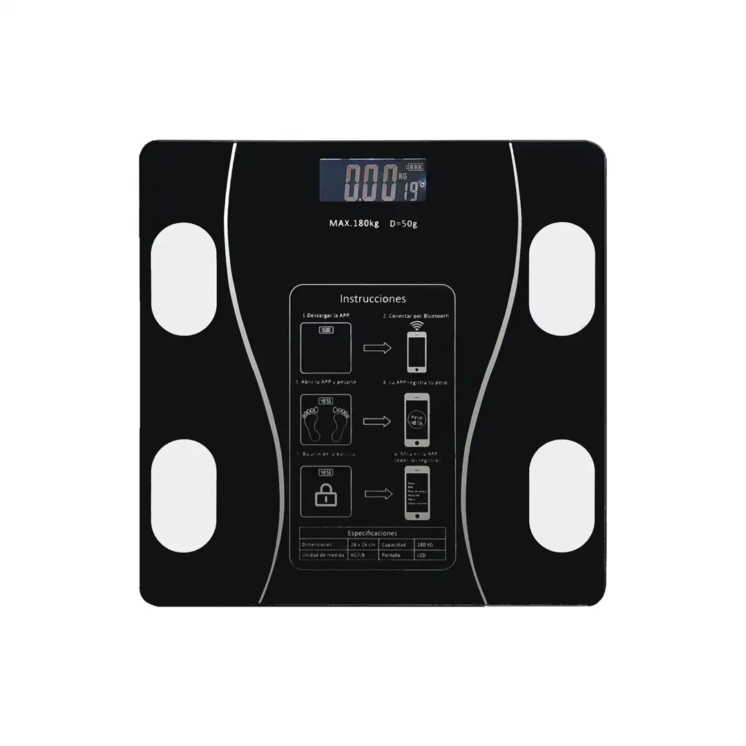 BALANZA BÁSCULA PERSONAL DIGITAL BLUETOOTH  3