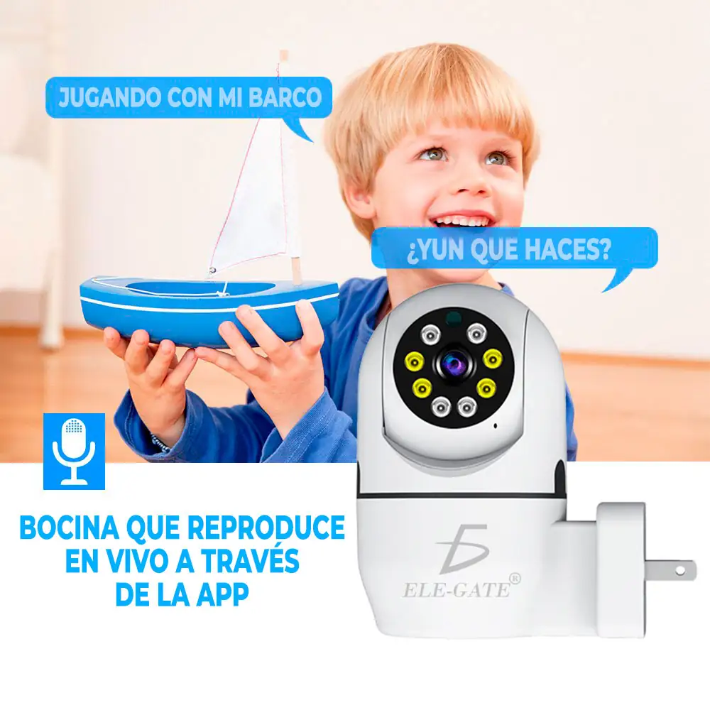 Camara De Seguridad Wifi 1080P 2.4G 4