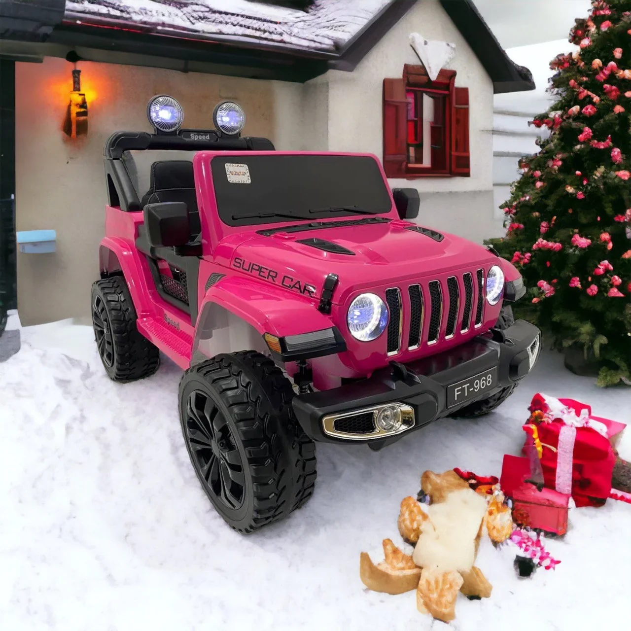 Carro Jeep SuperCar C/Remoto 1 a 8 Años