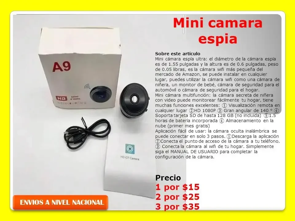 Camara wifi A9 2