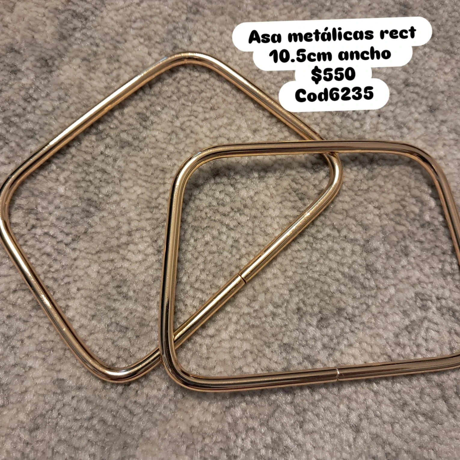2403 ASA METALICA RECTANGULAR