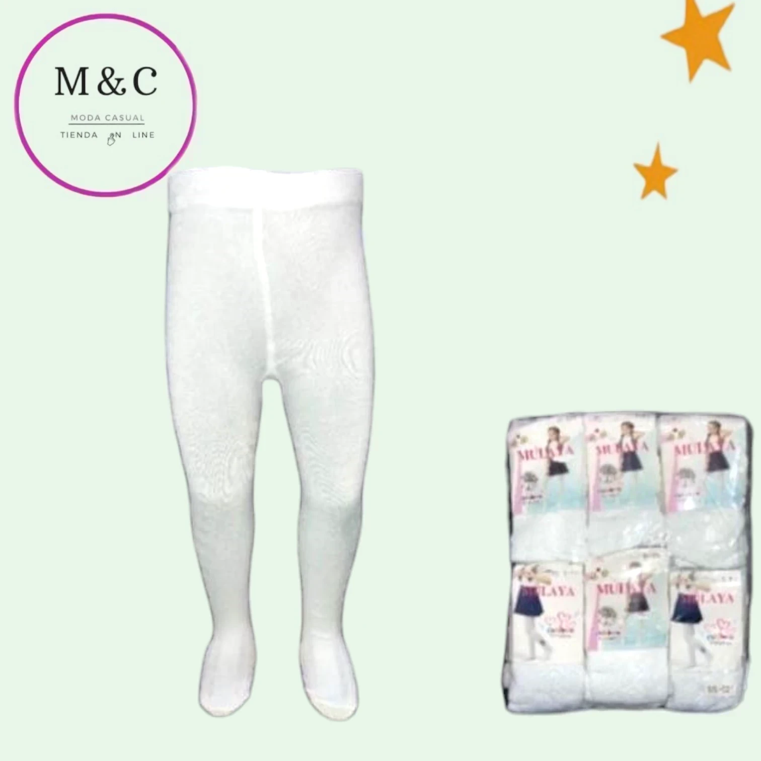 Mallitas para niña blanco