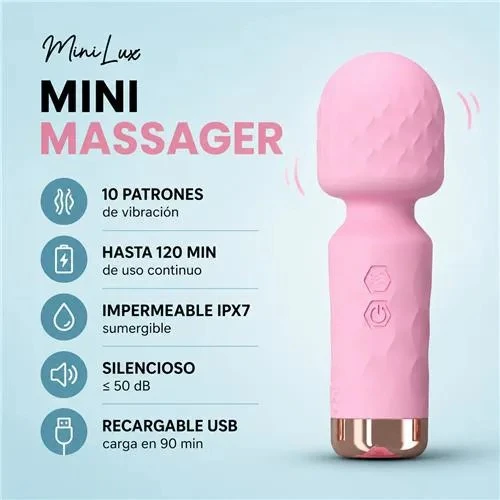 Mini Massager Minilux - Masajeador Vibrador  5