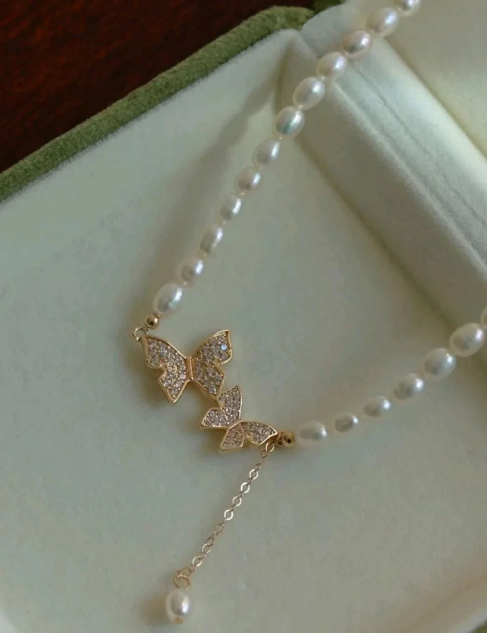 Collar de perlas de imitación  2