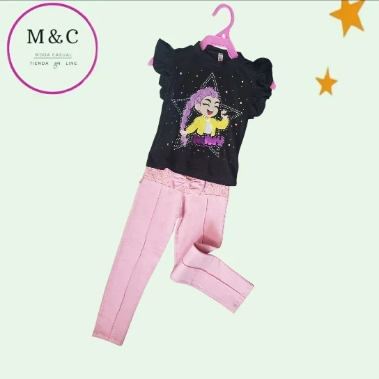 Conjunto T-CH niña