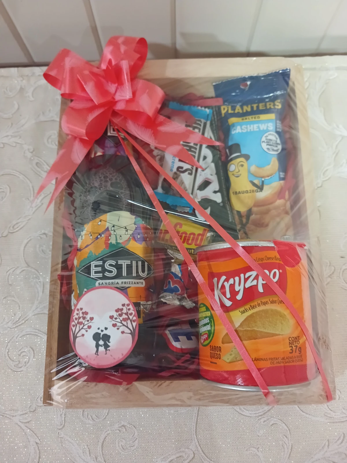 Caja con sangría