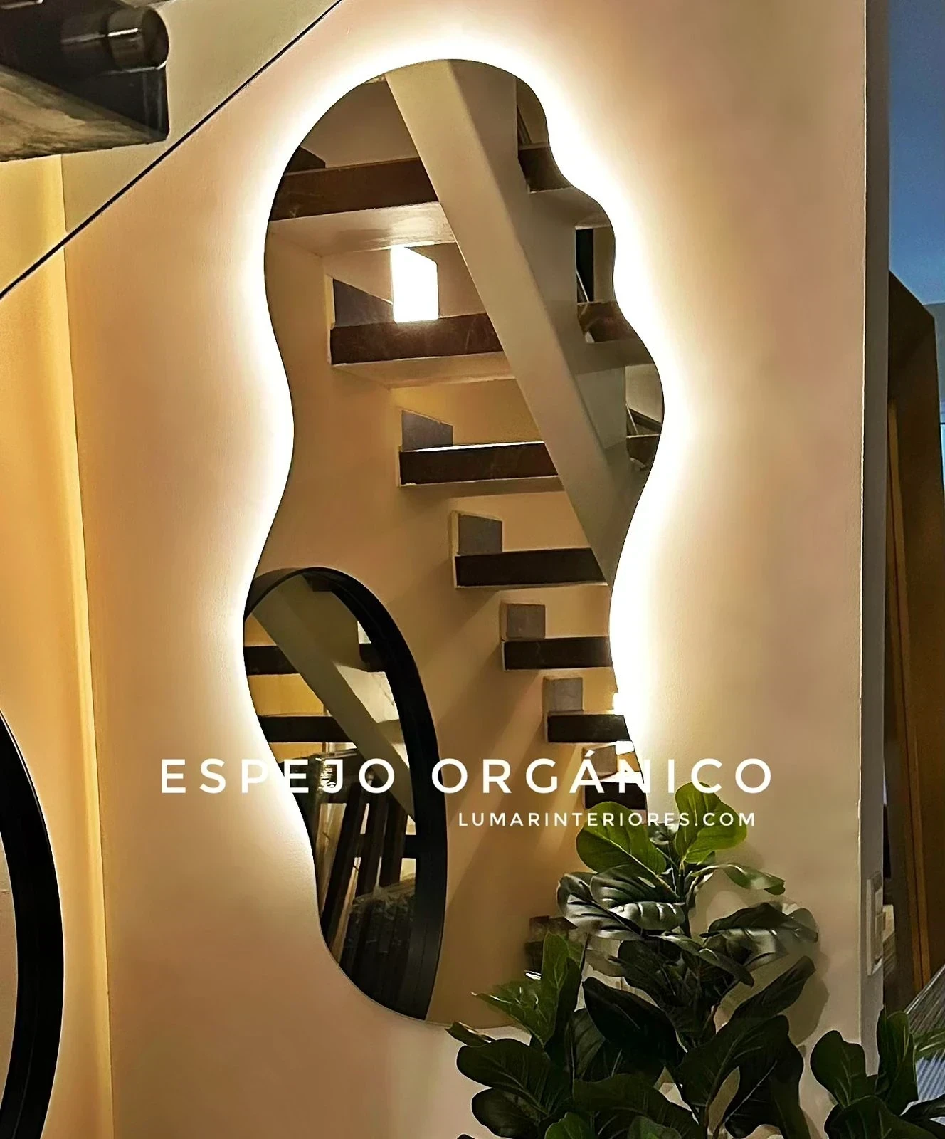 Espejo ORGANICO TIPO NUBE 120X60 CUERPO COMPLETO