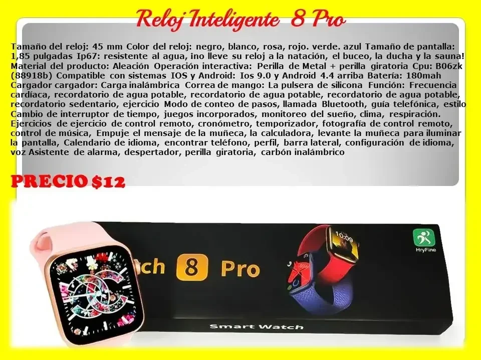 Smartwatch ultra 8 pro 3