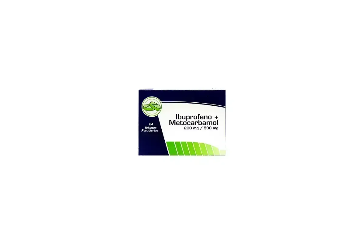 IBUPROFENO METOCARBAMOL X 24 COAS