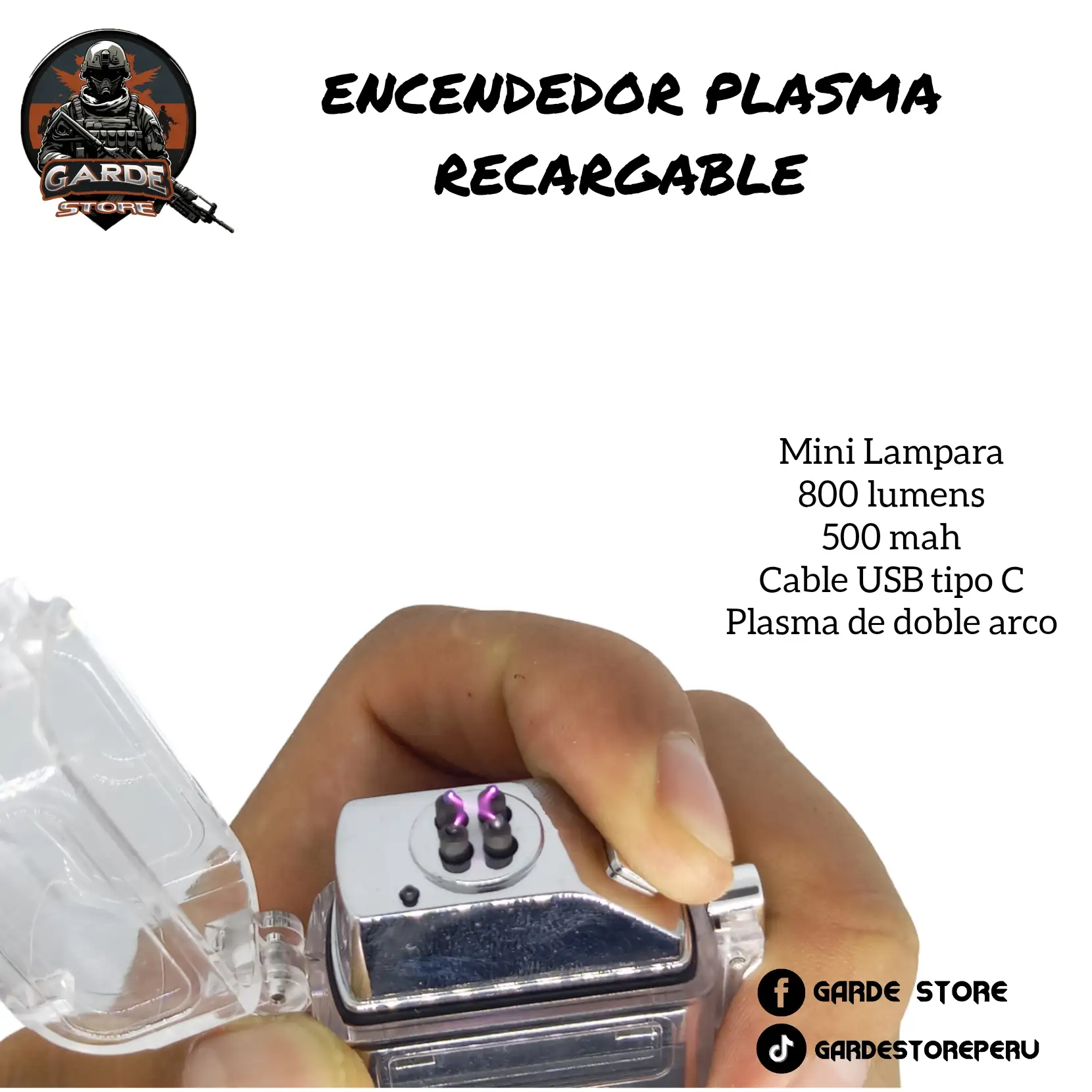 Encendedor mini Lampara de 800lumens  3