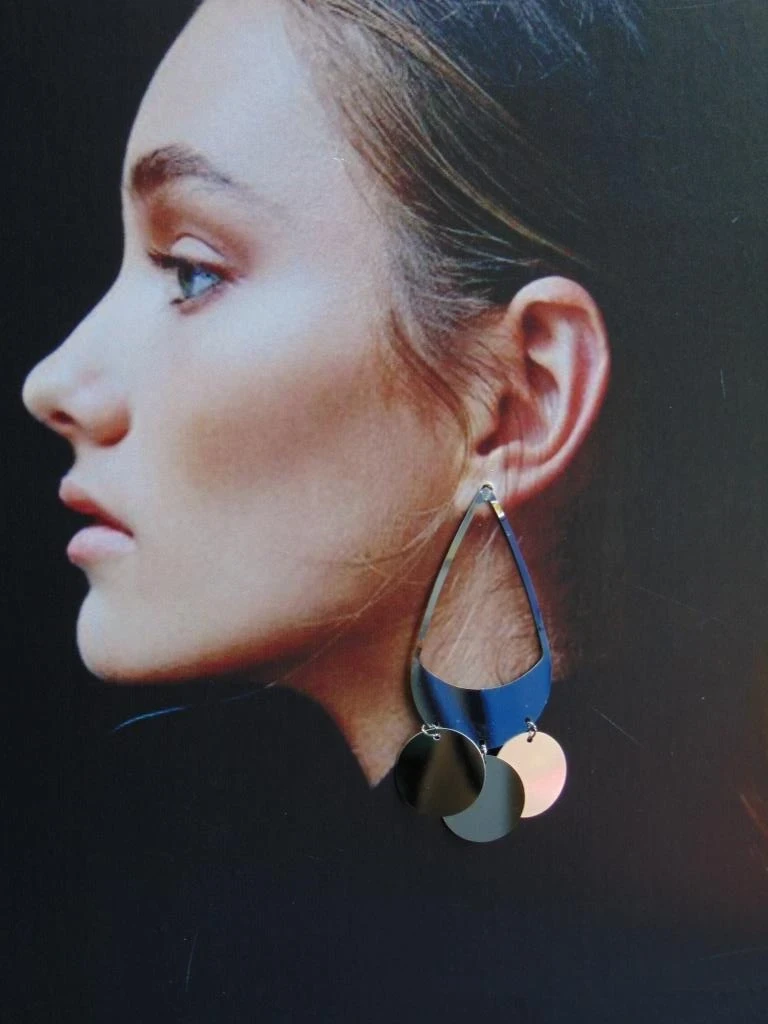 ARETE ACERO PLATE LAGRIMA LARGA LISA 2