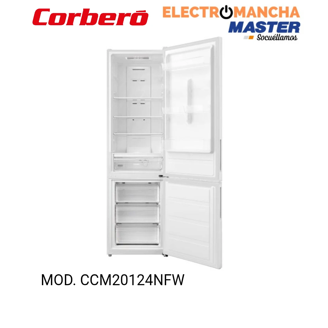 FRIGO COMBI CORBERO CCM20124NFW NF BLANCO 2,01*60 CLASE E 2