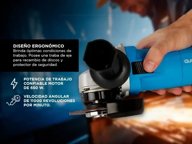 Amoladora angular 750w -  4