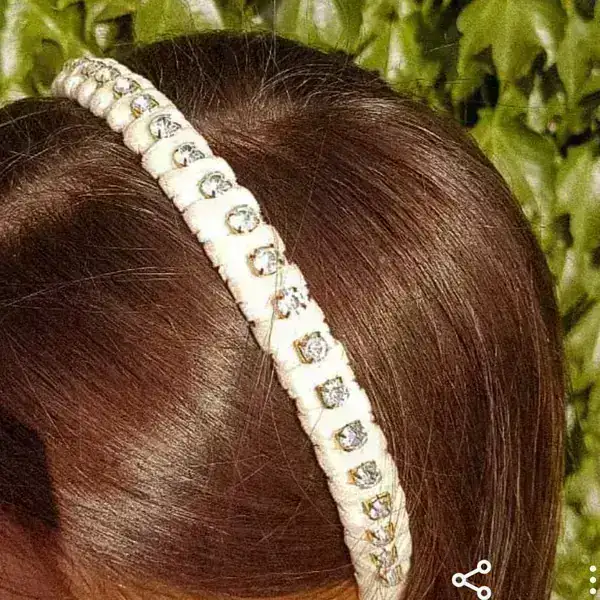 Vincha de strass M55 4