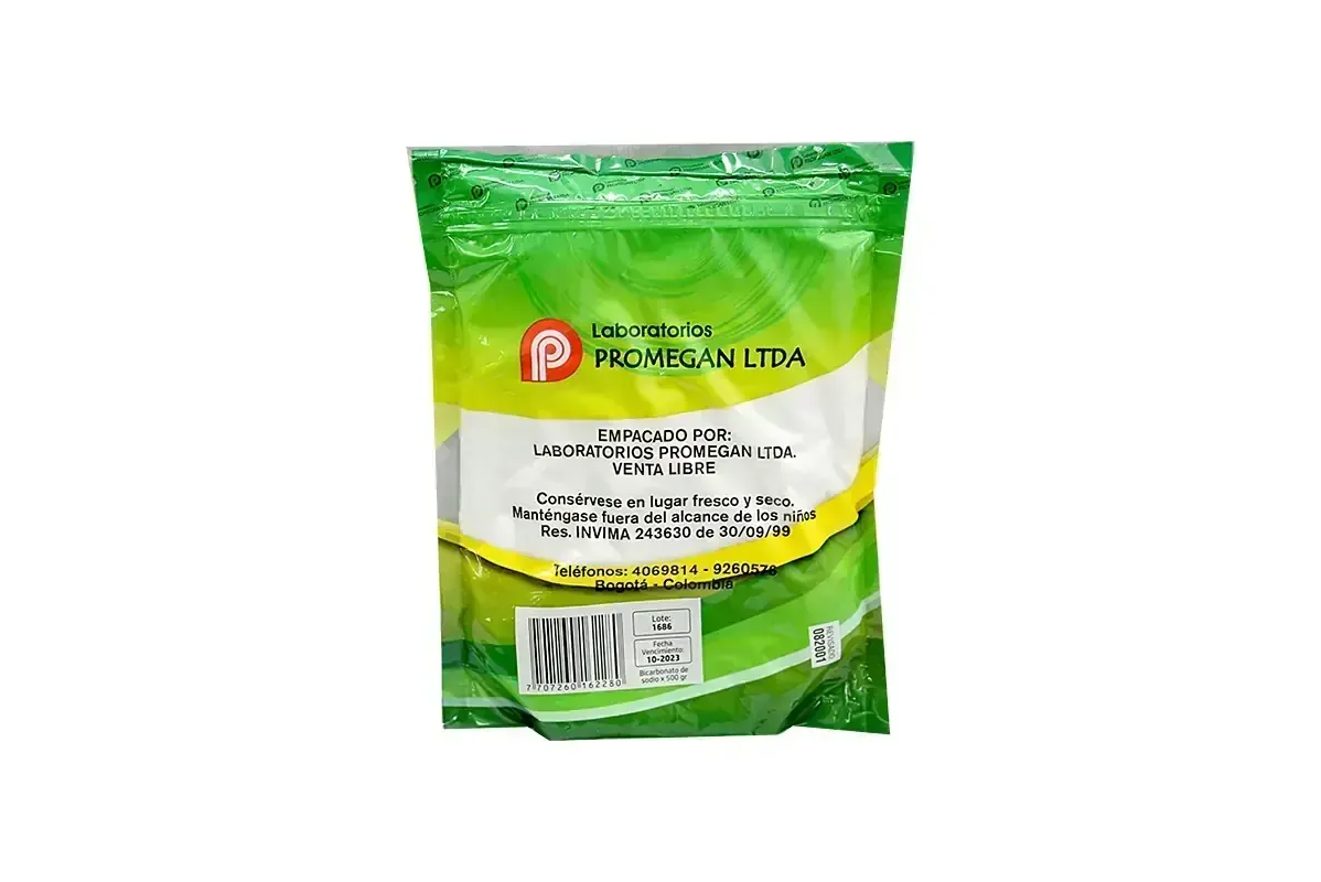 BICARBONATO DE SODIO 500 GR PROMEGAN