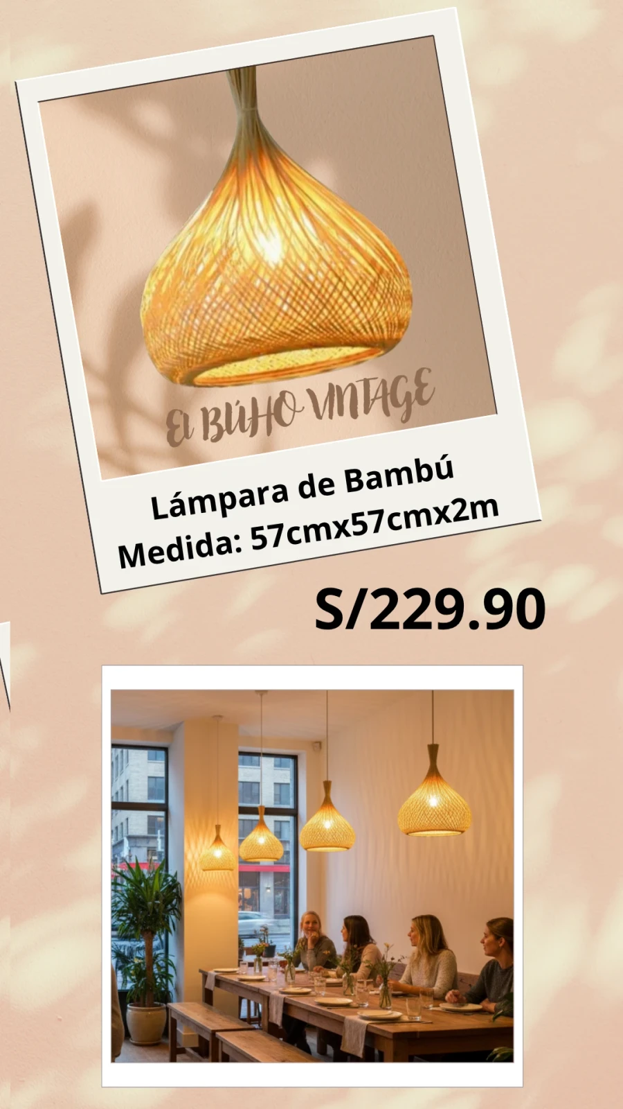 Lámpara Colgante Estilo Boho  6