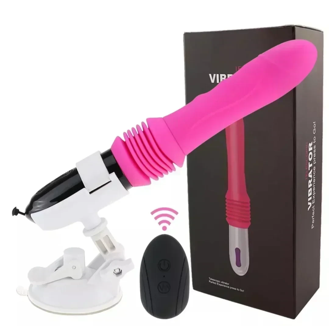Vibrador Telescopic "Maquina Sexual" 2
