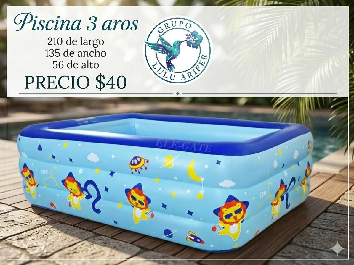 Piscina inflable 210 con diseño 