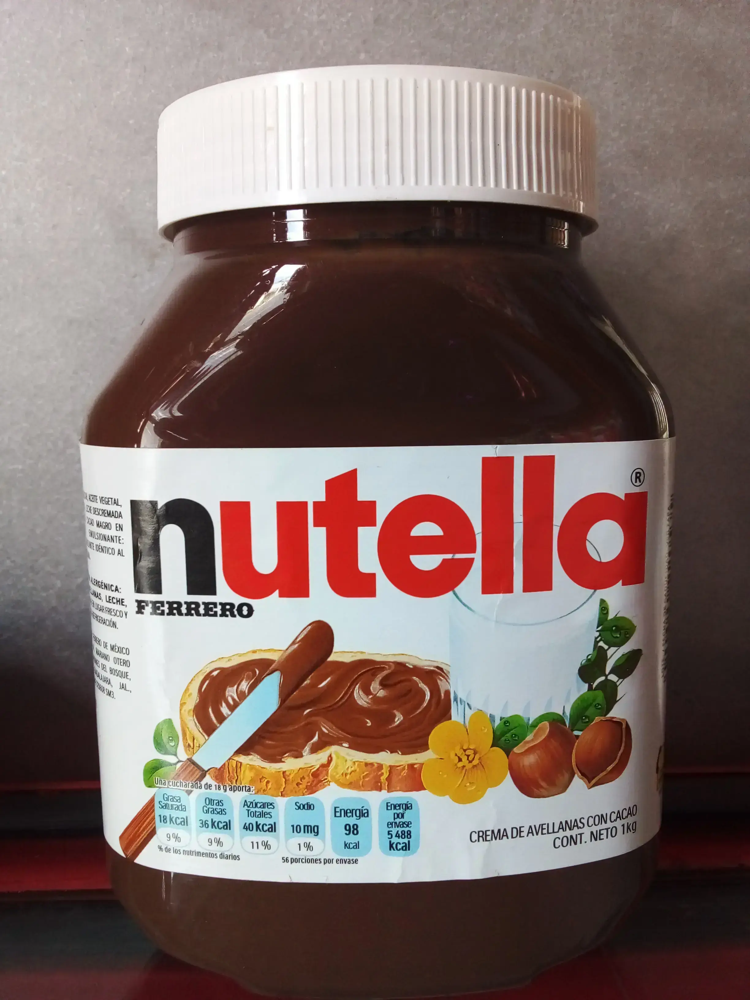 Nutella grande de 1 kg 