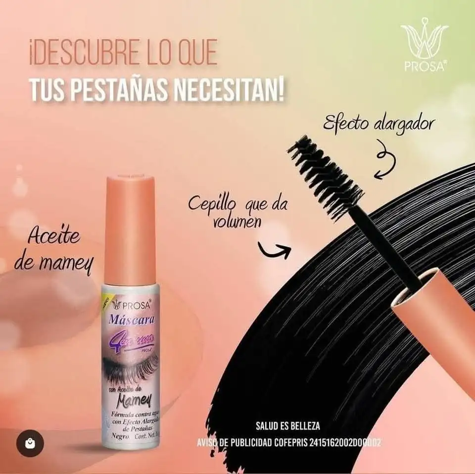 Rimel prosa de aceite de mamey 